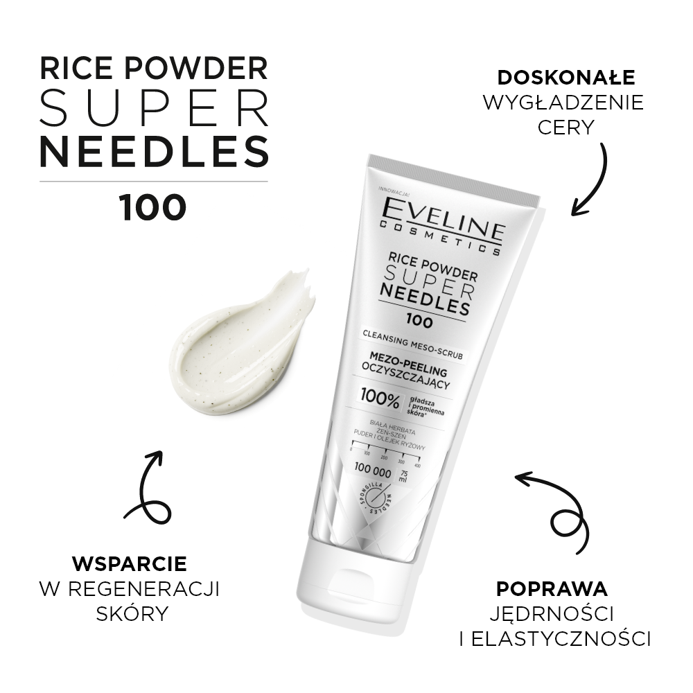 Eveline Cosmetics - Rice powder 100 Mezo-peeling oczyszczający - 2