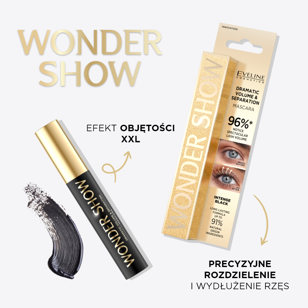 Eveline Cosmetics - Tusz pogrubiający. Natychmiastowa objętość i rozdzielenie - 2