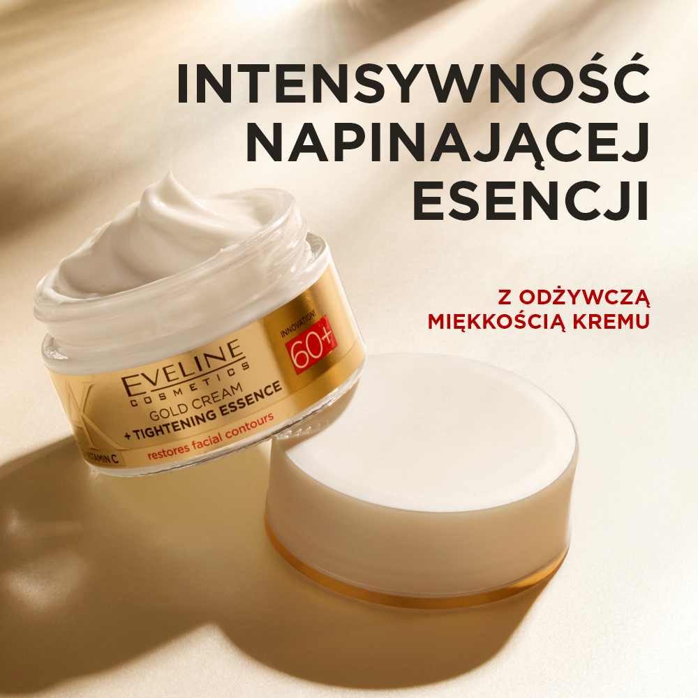 Eveline Cosmetics - Złoty krem + esencja napinająca 60+ - 2