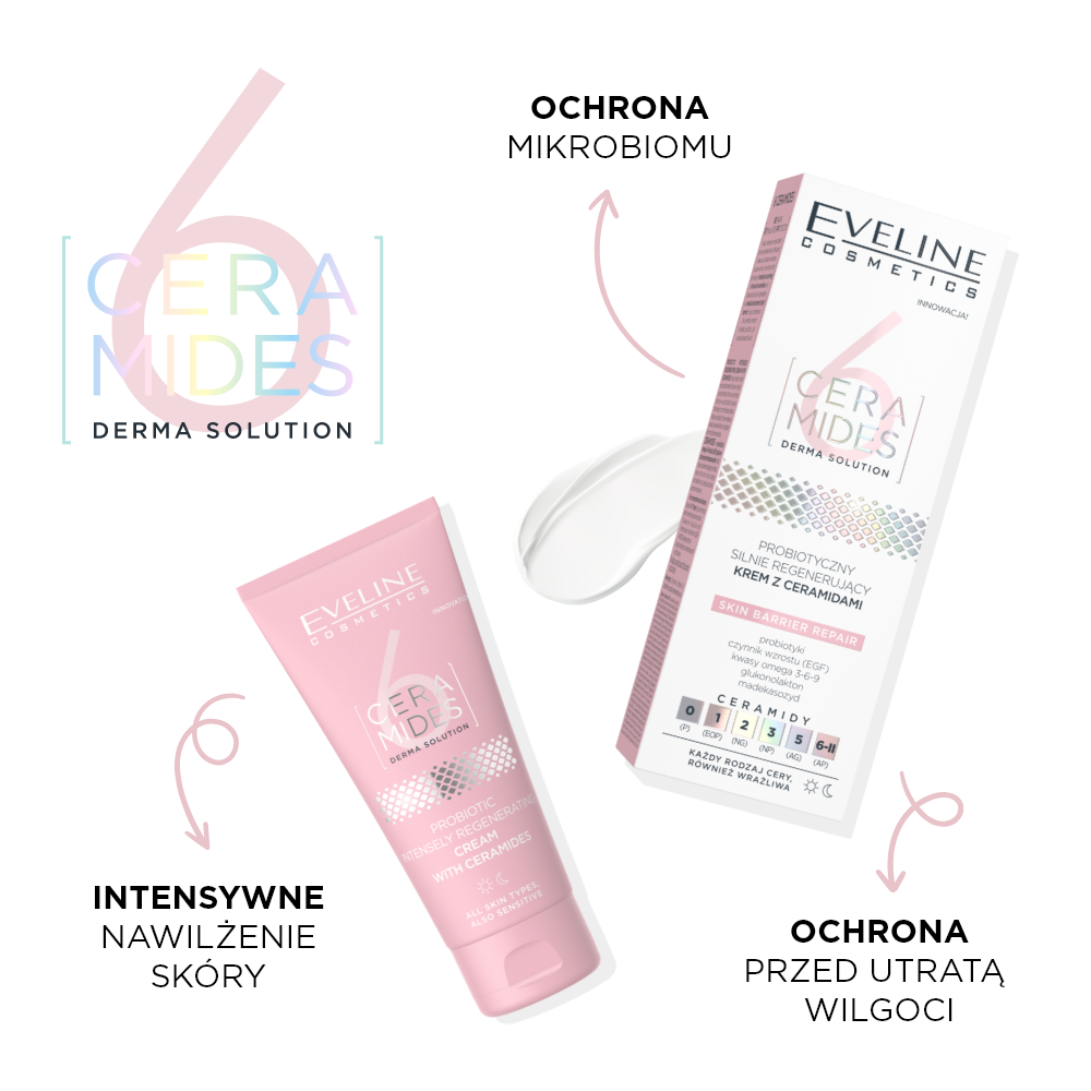 Eveline Cosmetics - Probiotyczny silnie regenerujący krem z ceramidami - 2