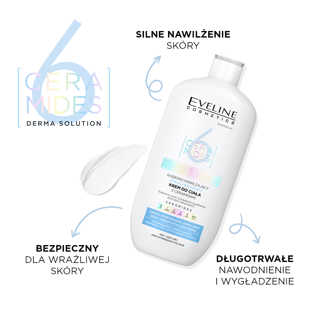 Eveline Cosmetics - Głęboko nawilżający emolientowy krem do ciała - 2