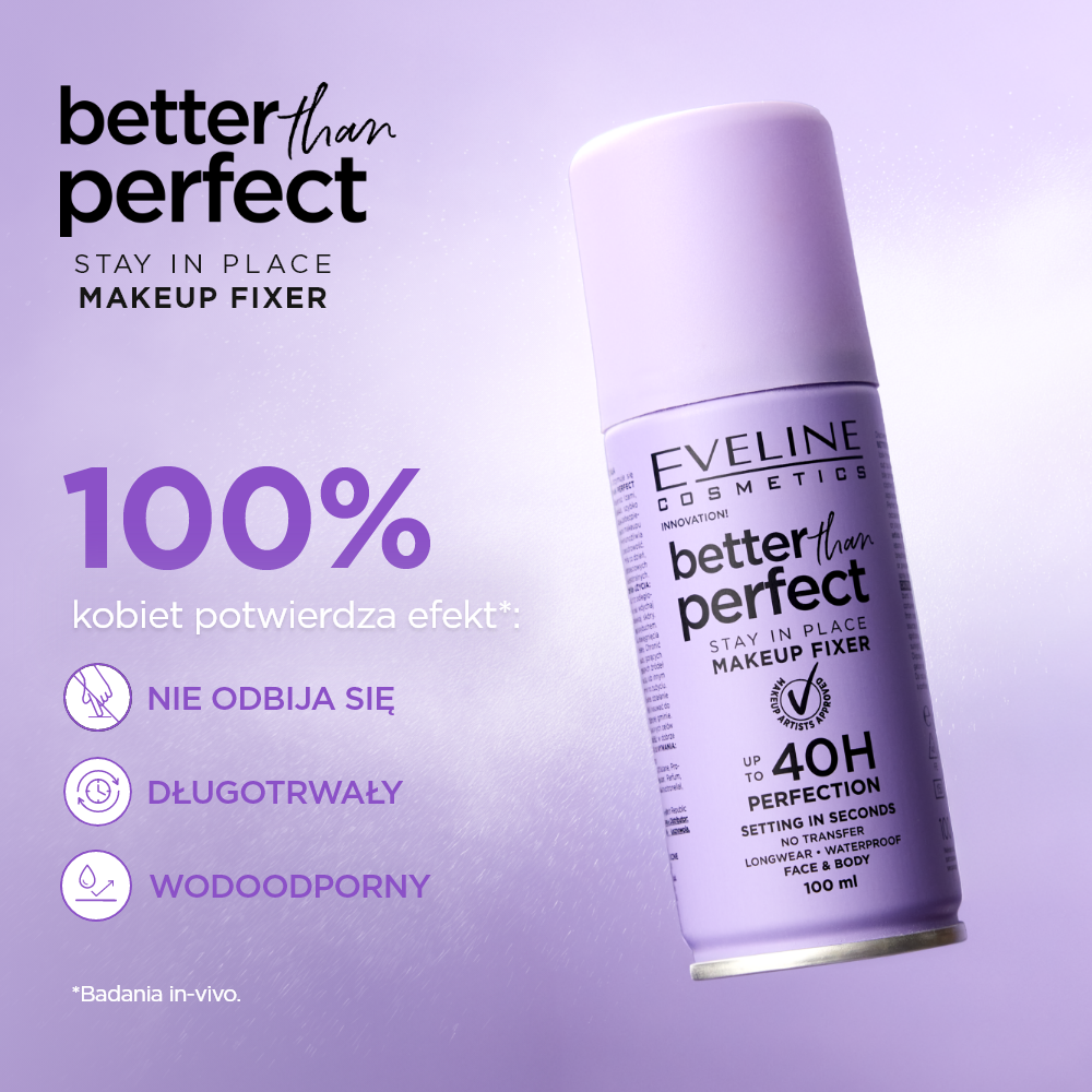 Eveline Cosmetics - Mgiełka utrwalająco-pielęgnująca do makijażu Stay In Place - 2