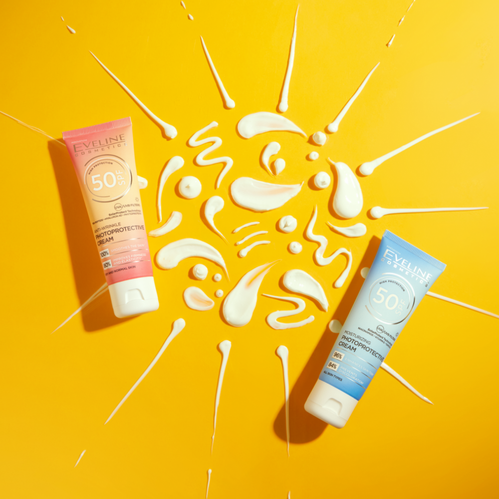 Eveline Cosmetics - Przeciwzmarszczkowy krem fotoochronny SPF 50 - 2