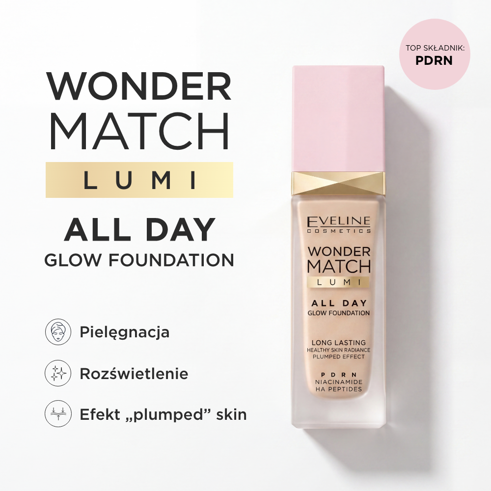 Eveline Cosmetics - Podkład rozświetlający Lumi All Day Glow - 2