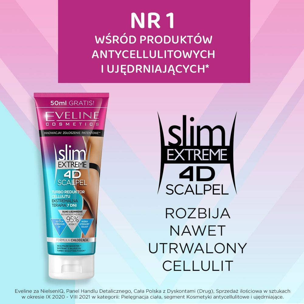 Eveline Cosmetics - Scalpel turbo reduktor cellulitu ekstremalna terapia 7 dni - 2