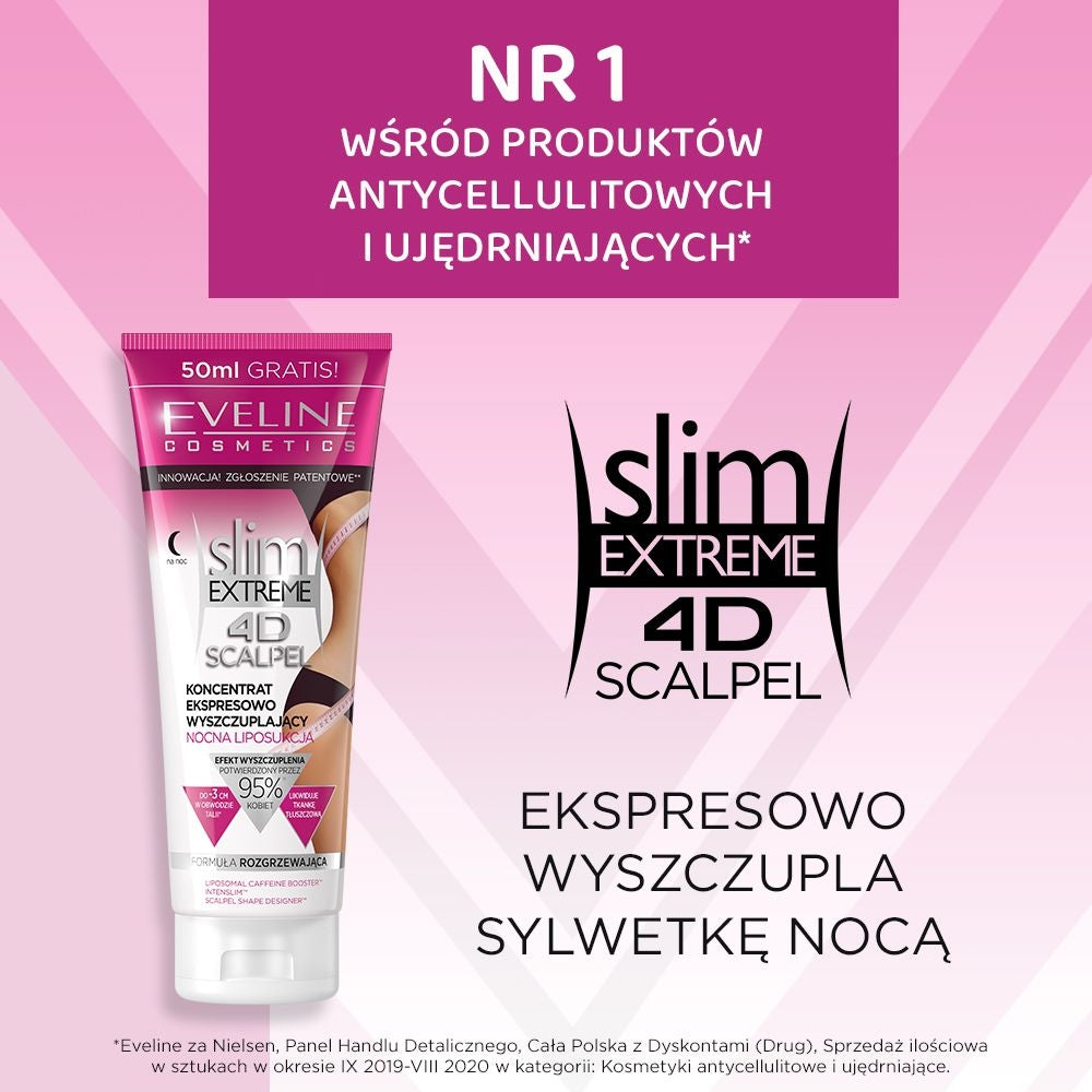Eveline Cosmetics - Scalpel koncentrat ekspresowo wyszczuplający nocna liposukcja - 2