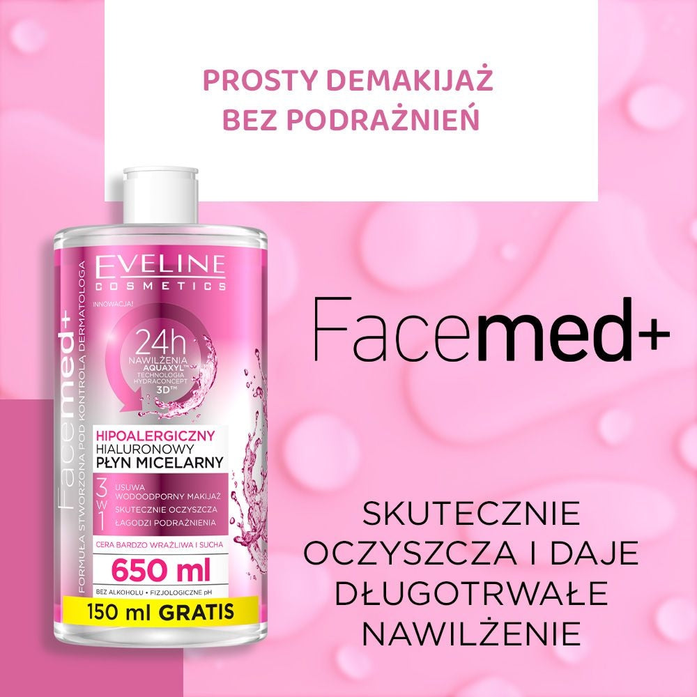 Eveline Cosmetics - Hialuronowy płyn micelarny - 2