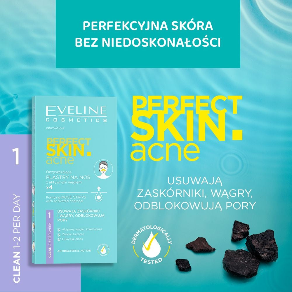 Eveline Cosmetics - Oczyszczające plastry na nos z aktywnym węglem - 2