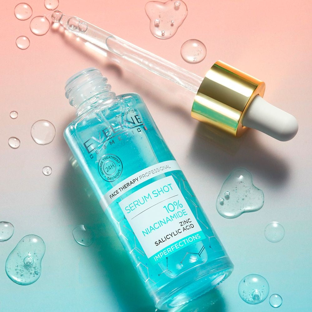 Eveline Cosmetics - Serum Shot Kuracja z niacynamidem na twarz, szyję i dekolt - 2