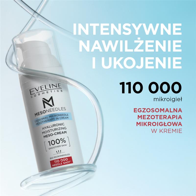 Eveline Cosmetics - Hialuronowy mezo-krem nawilżający do twarzy - 2