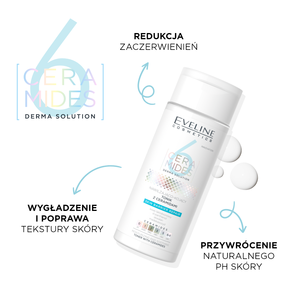 Eveline Cosmetics - Nawilżająco-kojący tonik z ceramidami - 2