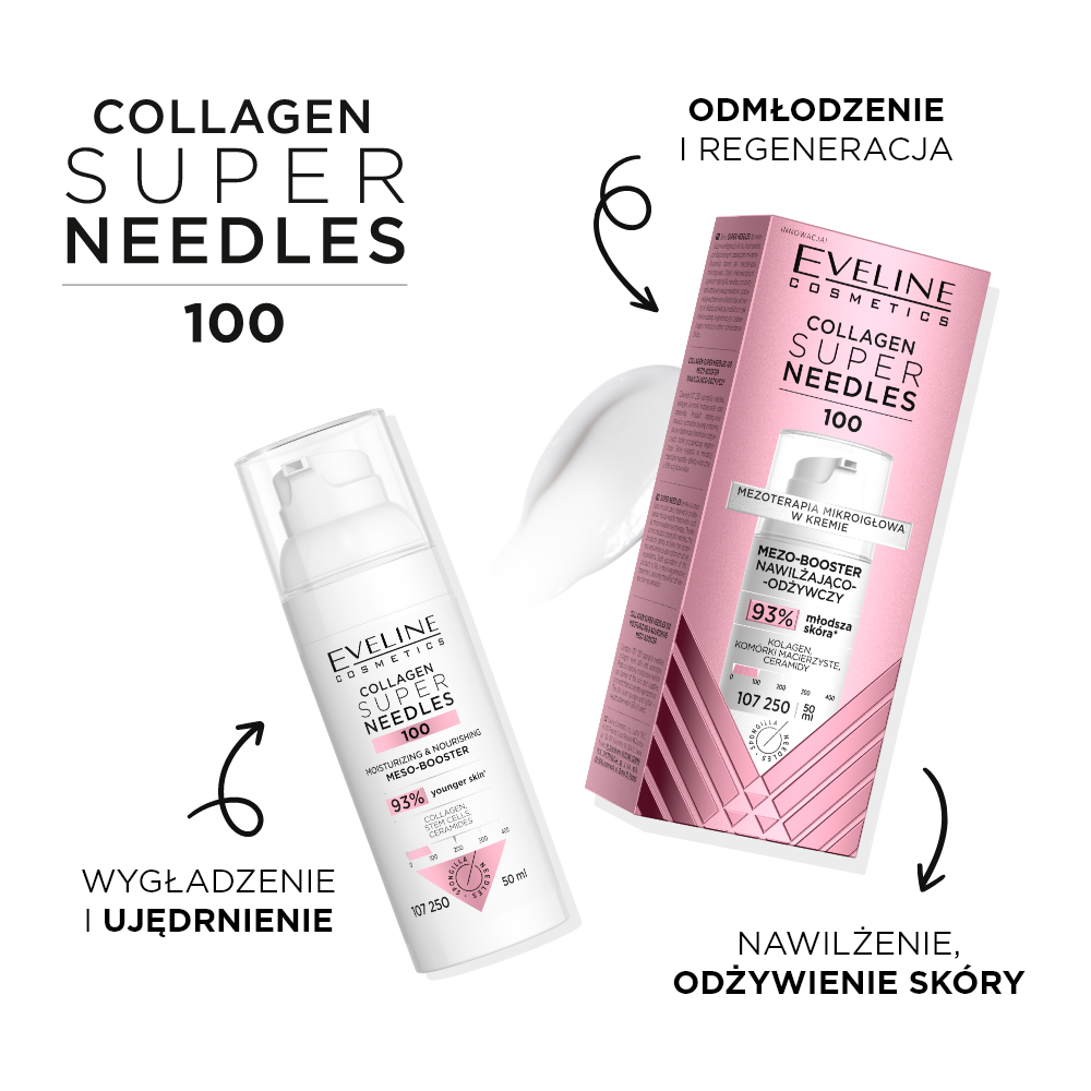 Eveline Cosmetics - Collagen 100 Mezo-booster nawilżająco-odżywczy - 2