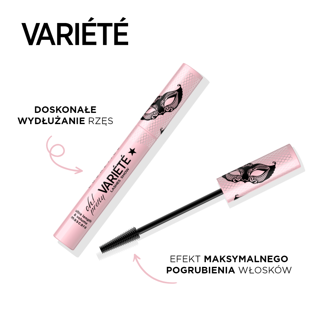 Eveline Cosmetics - Tusz do rzęs wydłużający i zwiększający objętość Oh! pretty - 2
