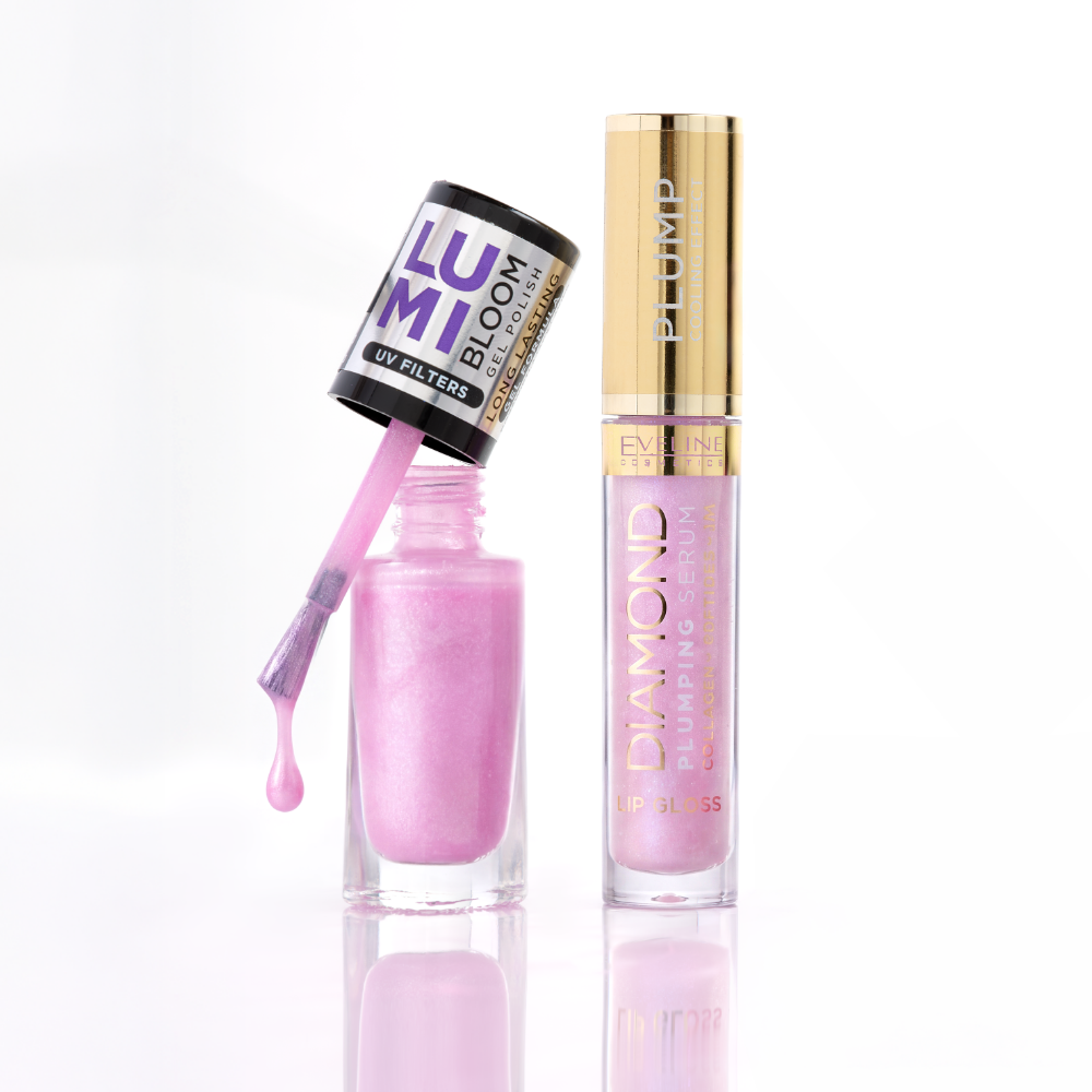 Eveline Cosmetics - Zestaw Lips & Nails combo Amethyst Glow