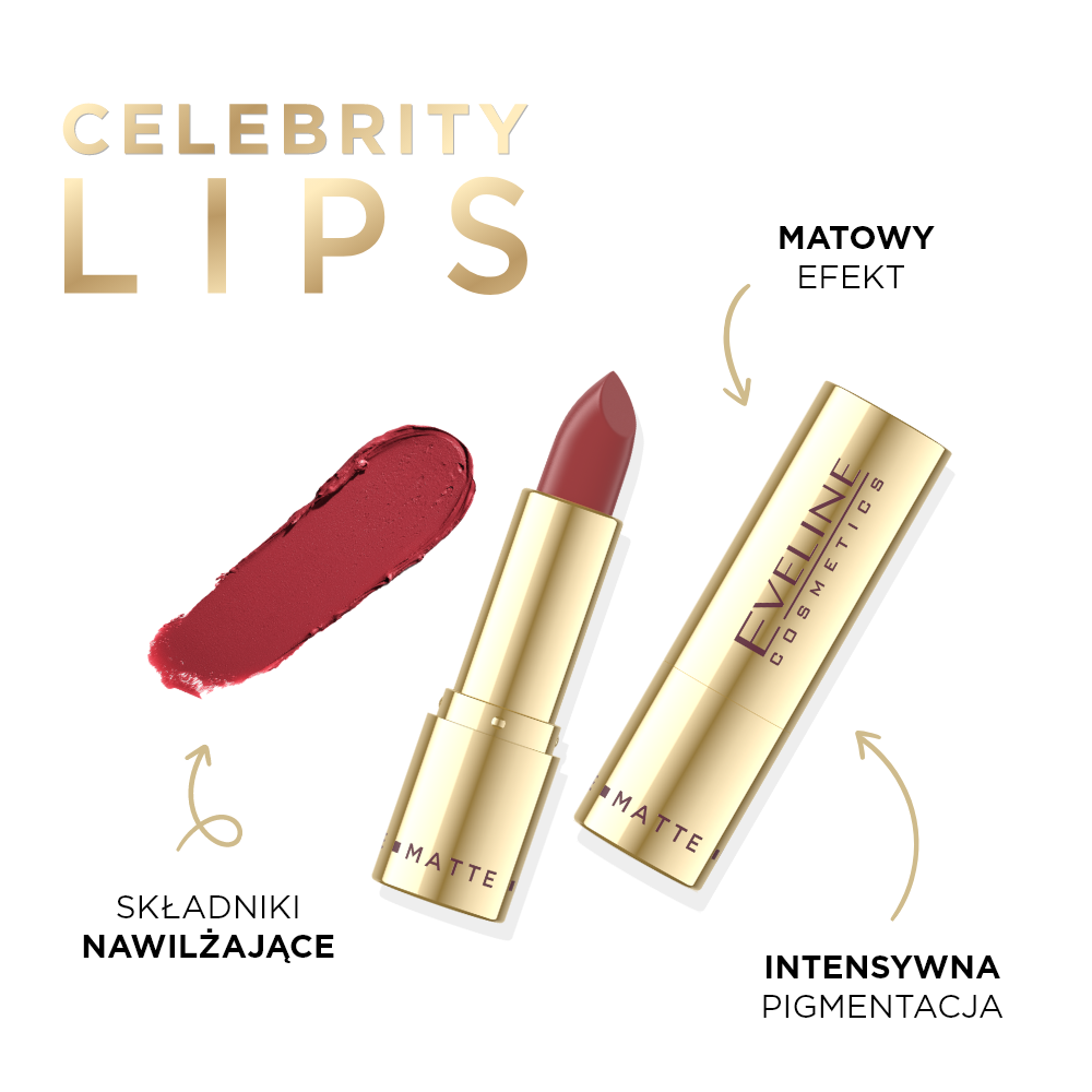 Eveline Cosmetics - Kremowa pomadka matowa - 2