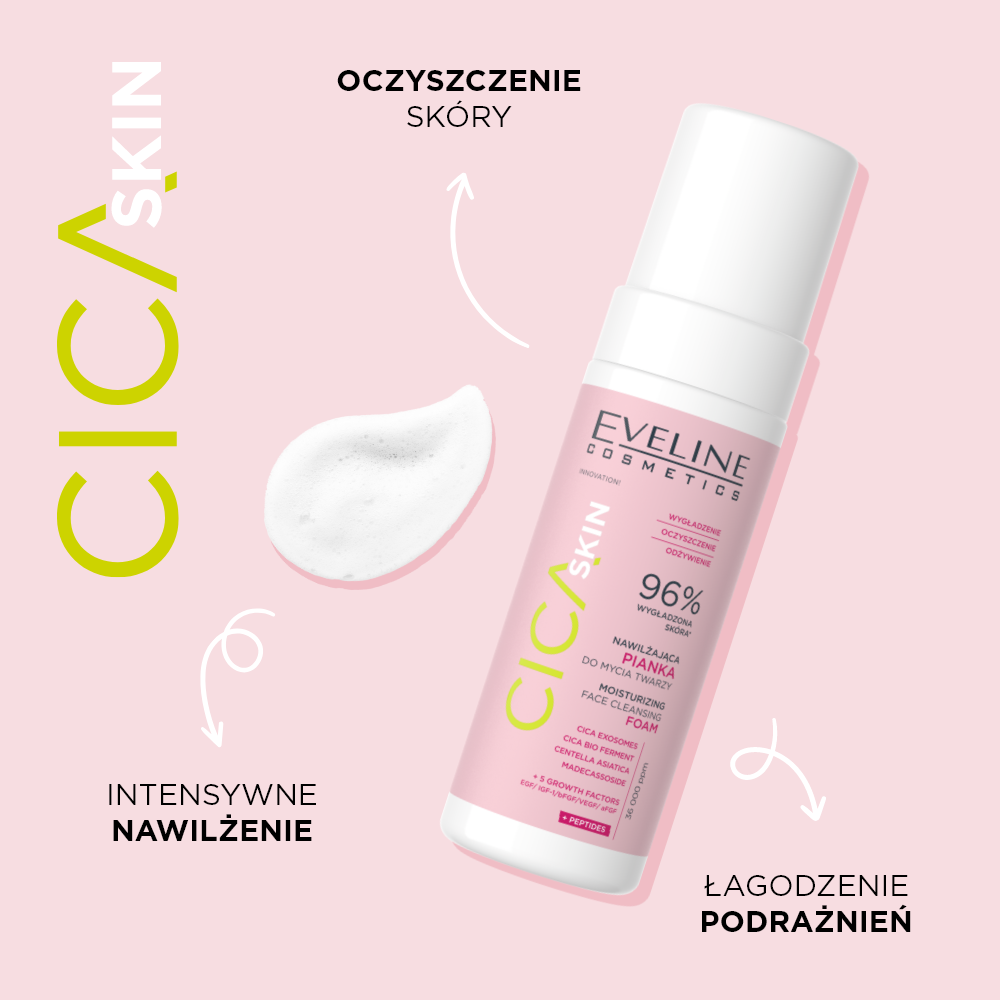 Eveline Cosmetics - Nawilżająca pianka do mycia twarzy - 2
