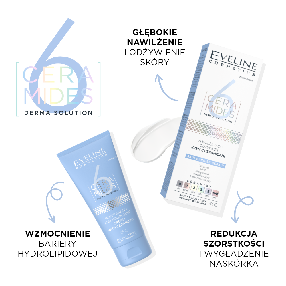 Eveline Cosmetics - Nawilżająco-odżywczy krem z ceramidami - 2