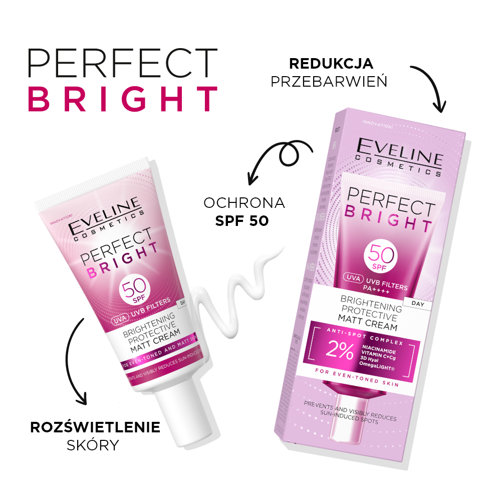 Eveline Cosmetics - Ochronny krem matujący SPF 50 - 2