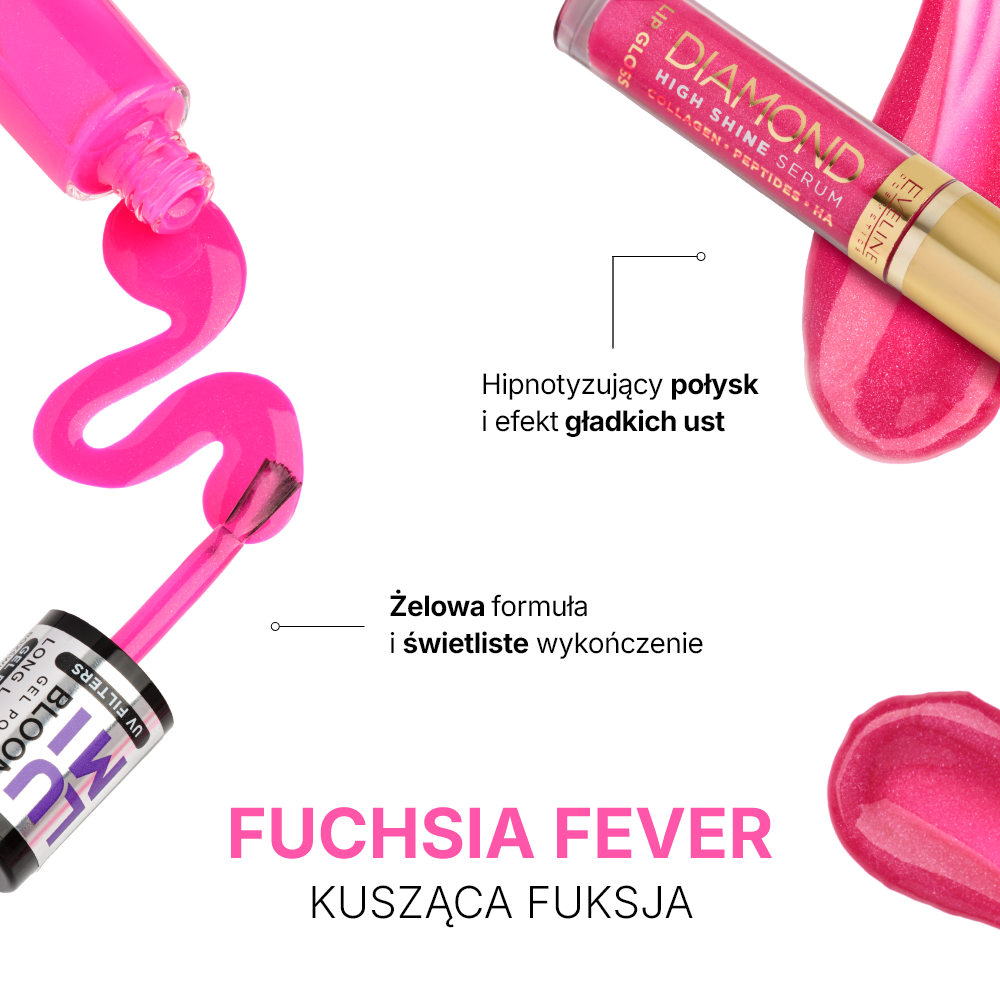 Eveline Cosmetics - Zestaw Lips & Nails combo Fuchsia Fever - 2