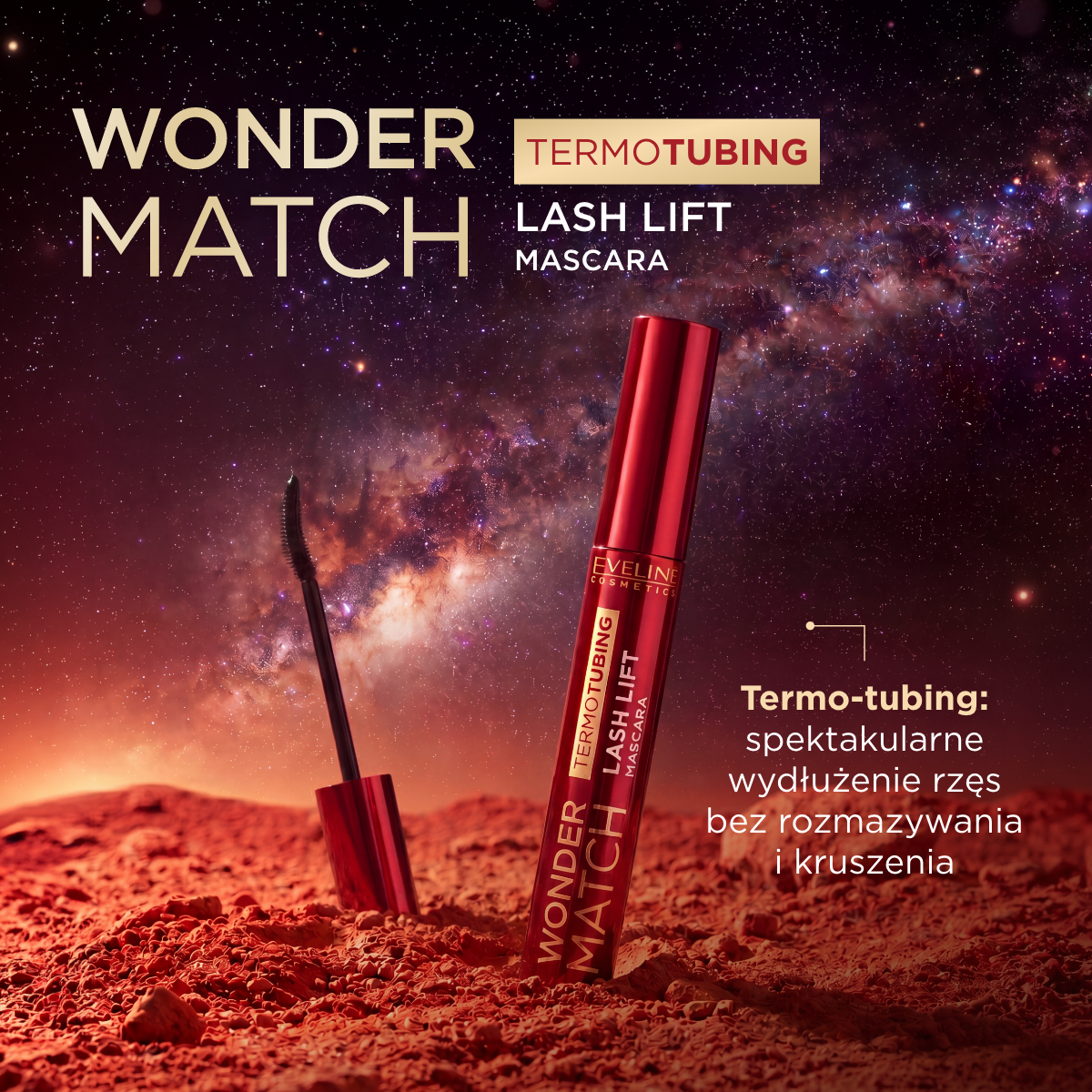 Eveline Cosmetics - Tusz do rzęs, zmywalny ciepłą wodą Termotubing Lash Lift - 2