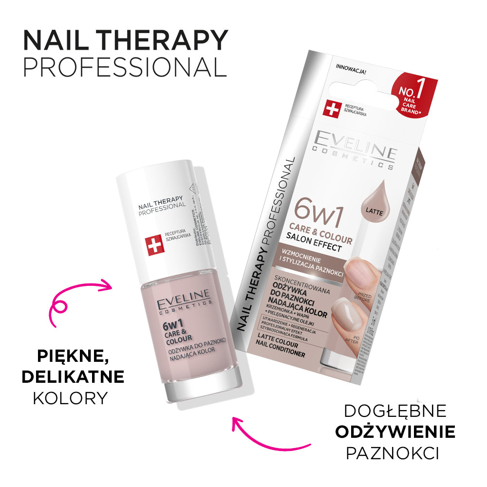 Eveline Cosmetics - Skoncentrowana odżywka do paznokci nadająca kolor - 2