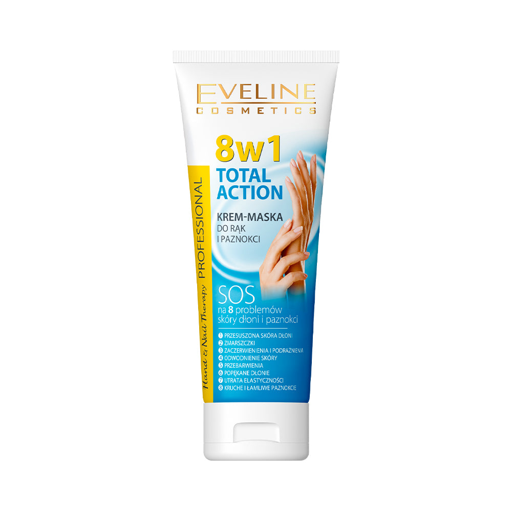 Eveline Cosmetics - Total action krem maska do rąk i paznokci 8w1