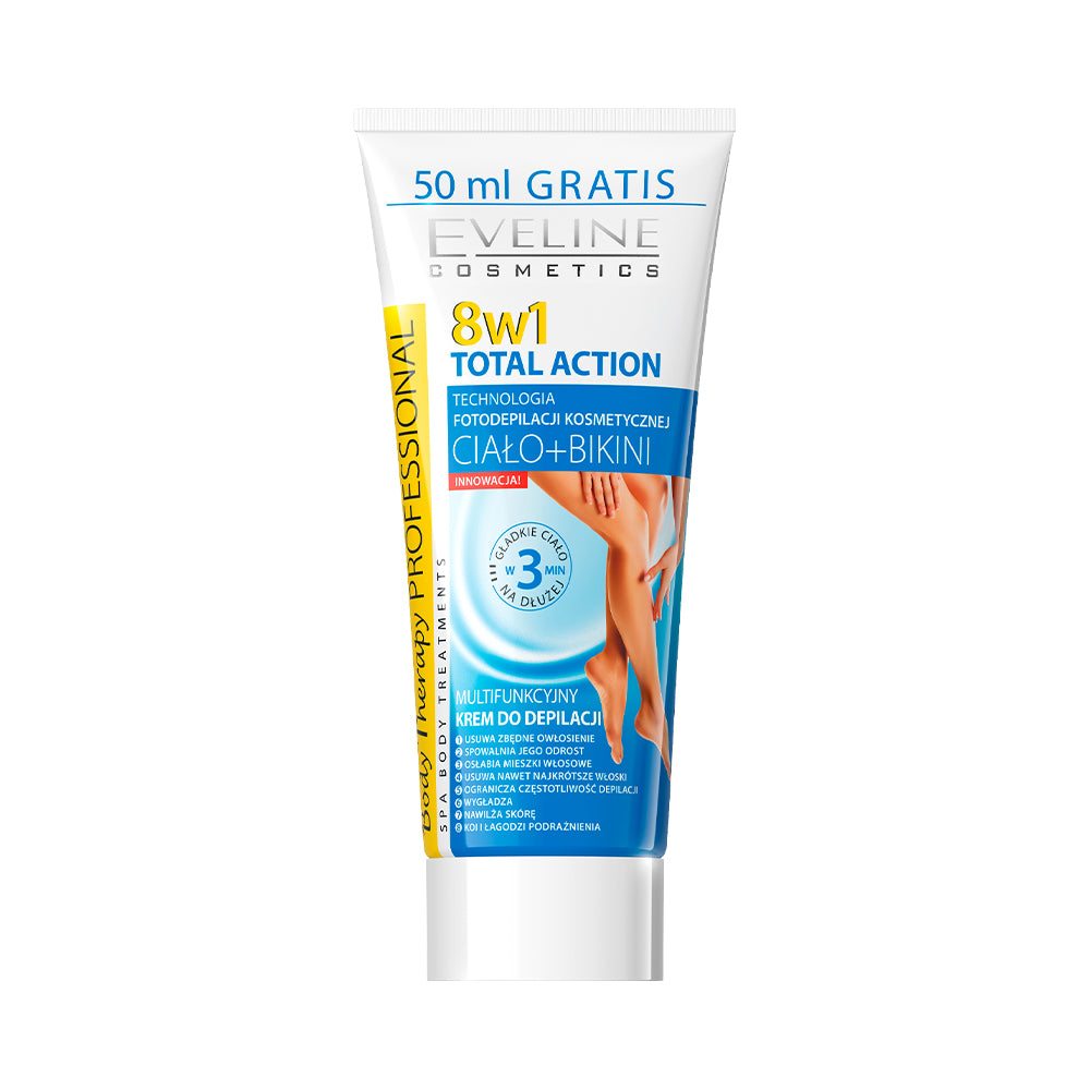 Eveline Cosmetics - 8w1 total action multifunkcyjny krem do depilacji