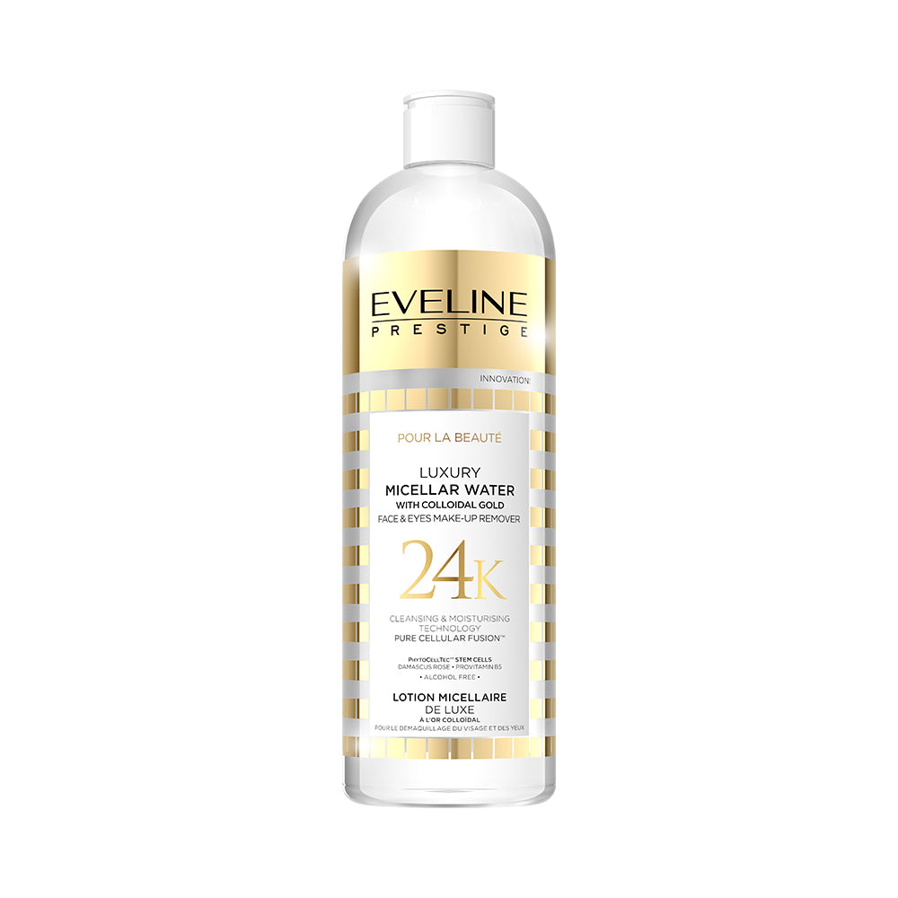 Eveline Cosmetics - Luksusowy płyn micelarny z molekułami złota