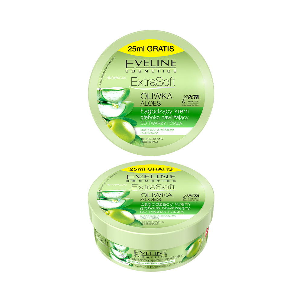 Eveline Cosmetics - Łagodzący krem głęboko nawilżający do twarzy i ciała