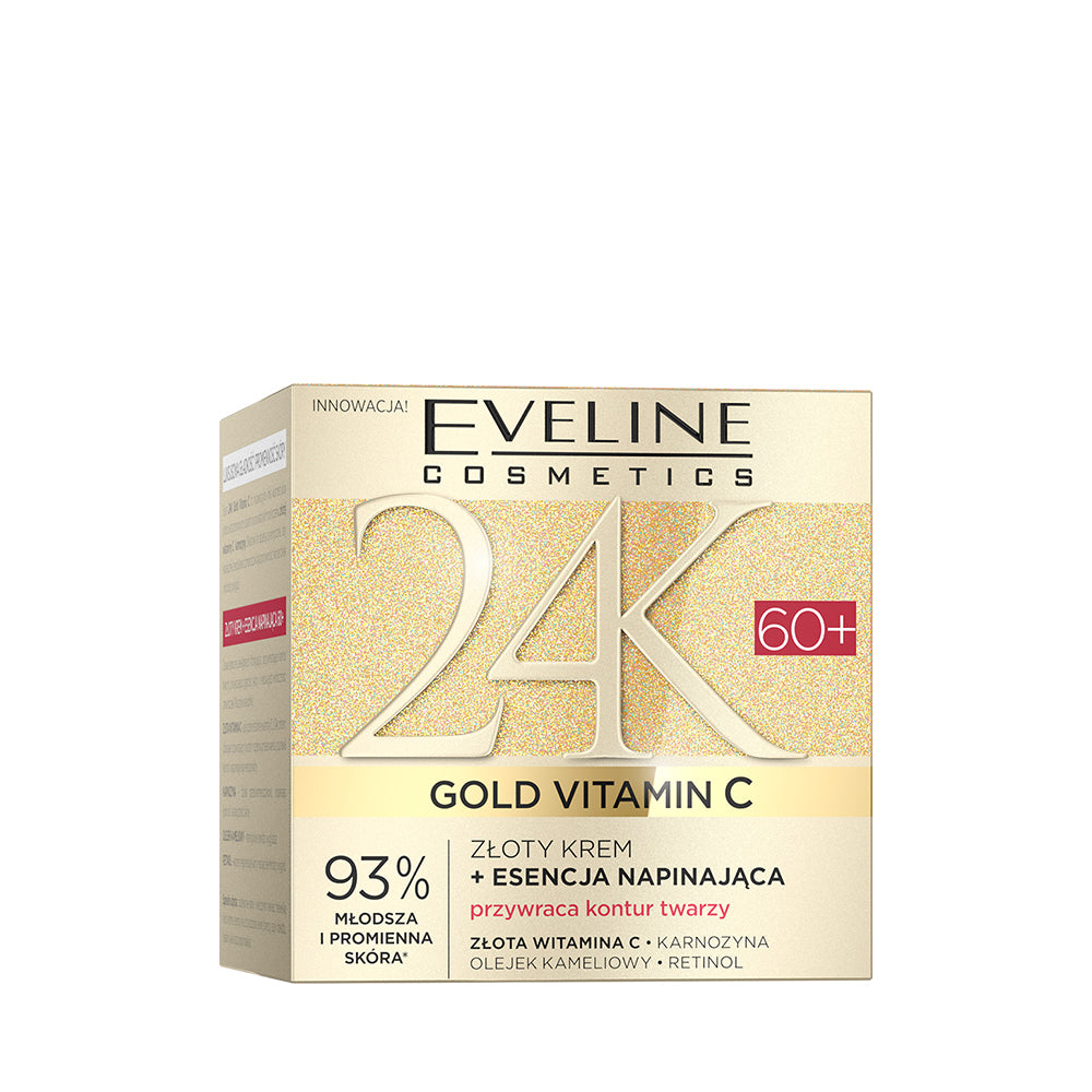 Eveline Cosmetics - Złoty krem + esencja napinająca 60+