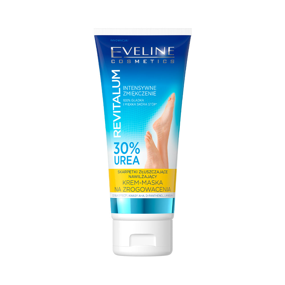 Eveline Cosmetics - Złuszczający nawilżający krem-maska na zrogowacenia