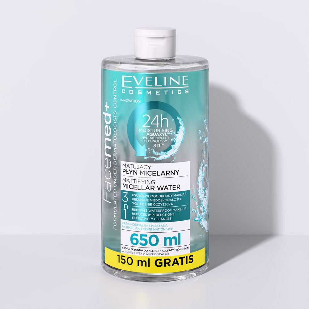Eveline Cosmetics - Matujący płyn micelarny