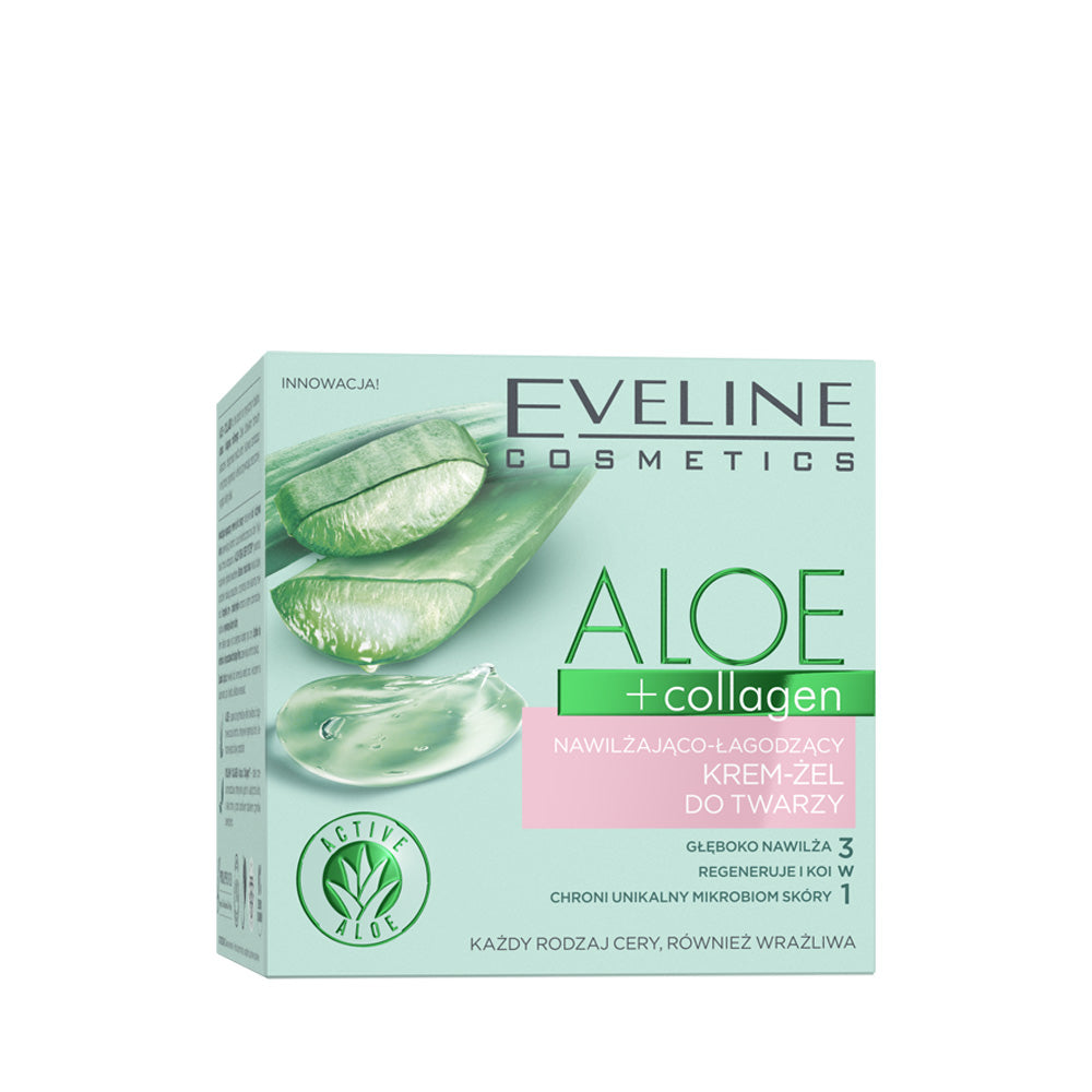 Eveline Cosmetics - Nawilżająco-łagodzący krem-żel do twarzy