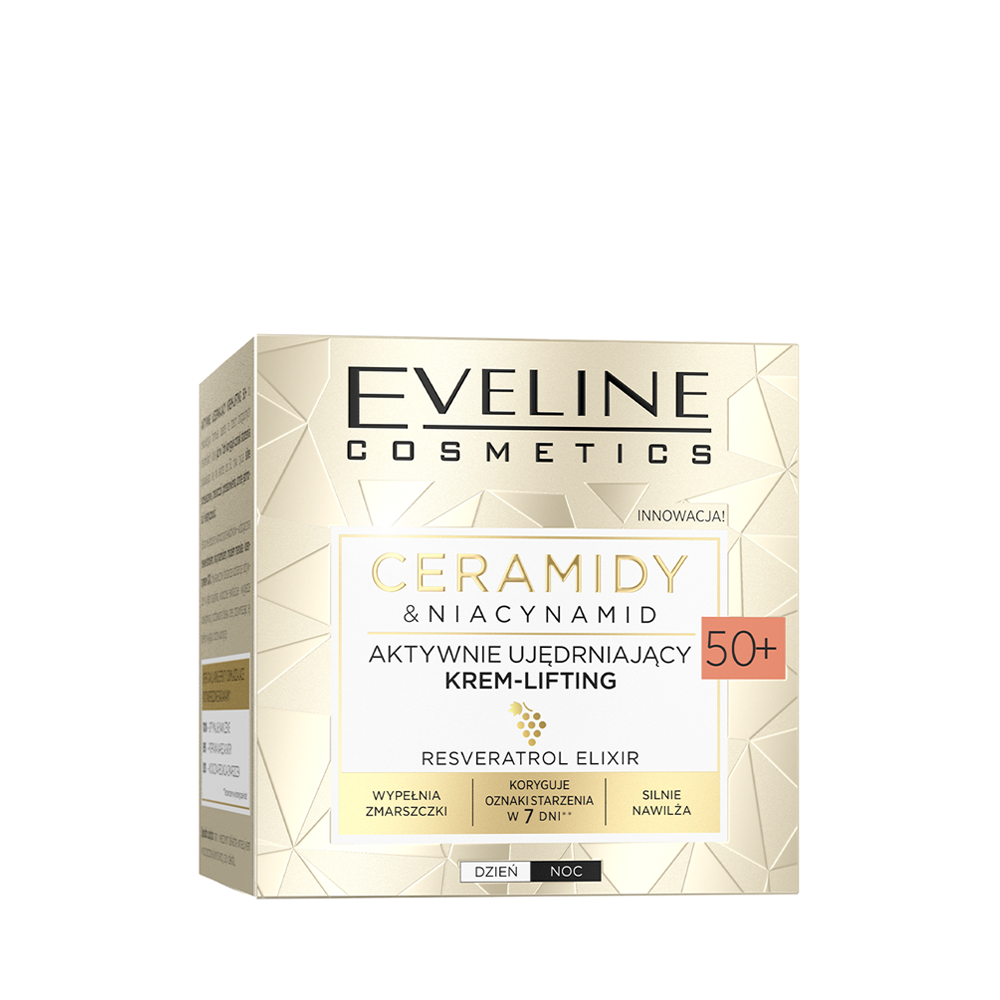 Eveline Cosmetics - Aktywnie ujędrniający krem-lifting 50+
