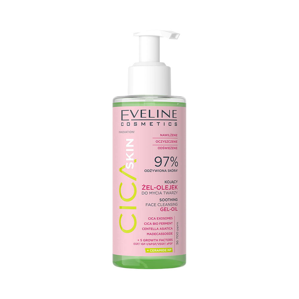 Eveline Cosmetics - Kojący żel-olejek do mycia twarzy