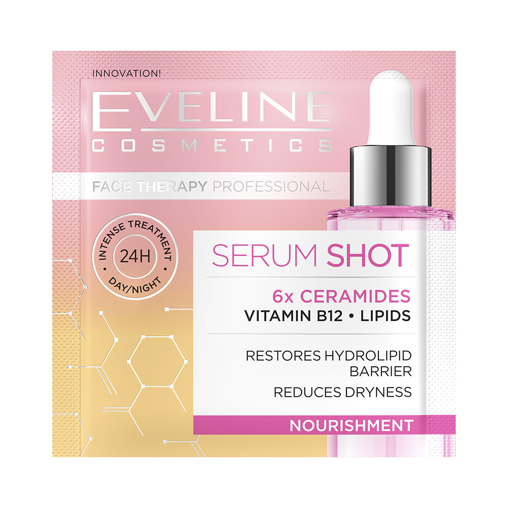 Eveline Cosmetics - Serum Shot Kuracja odżywcza, 6x ceramidy, wersja mini