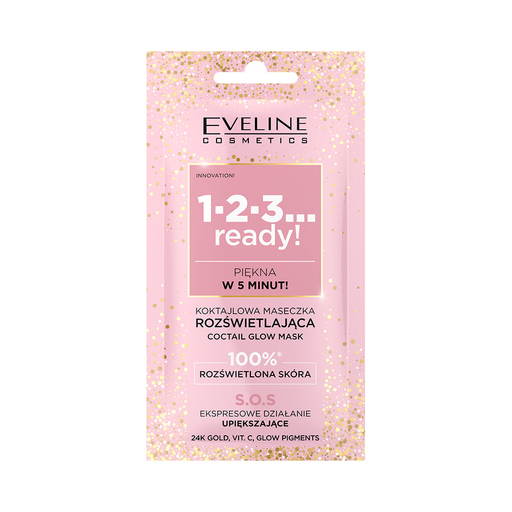 Eveline Cosmetics - Koktajlowa maseczka rozświetlająca
