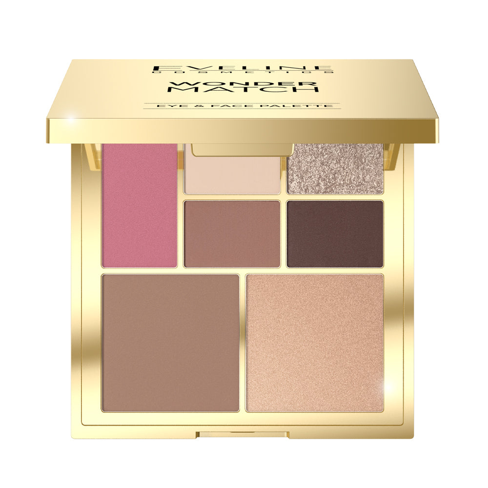 Eveline Cosmetics - Paleta do makijażu oczu i konturowania twarzy