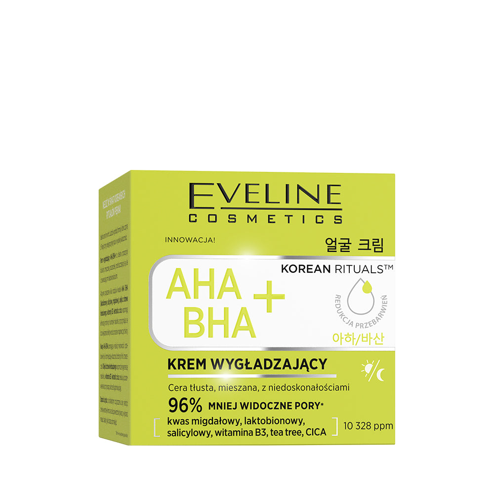 Eveline Cosmetics - Krem do twarzy wygładzający AHA/BHA+
