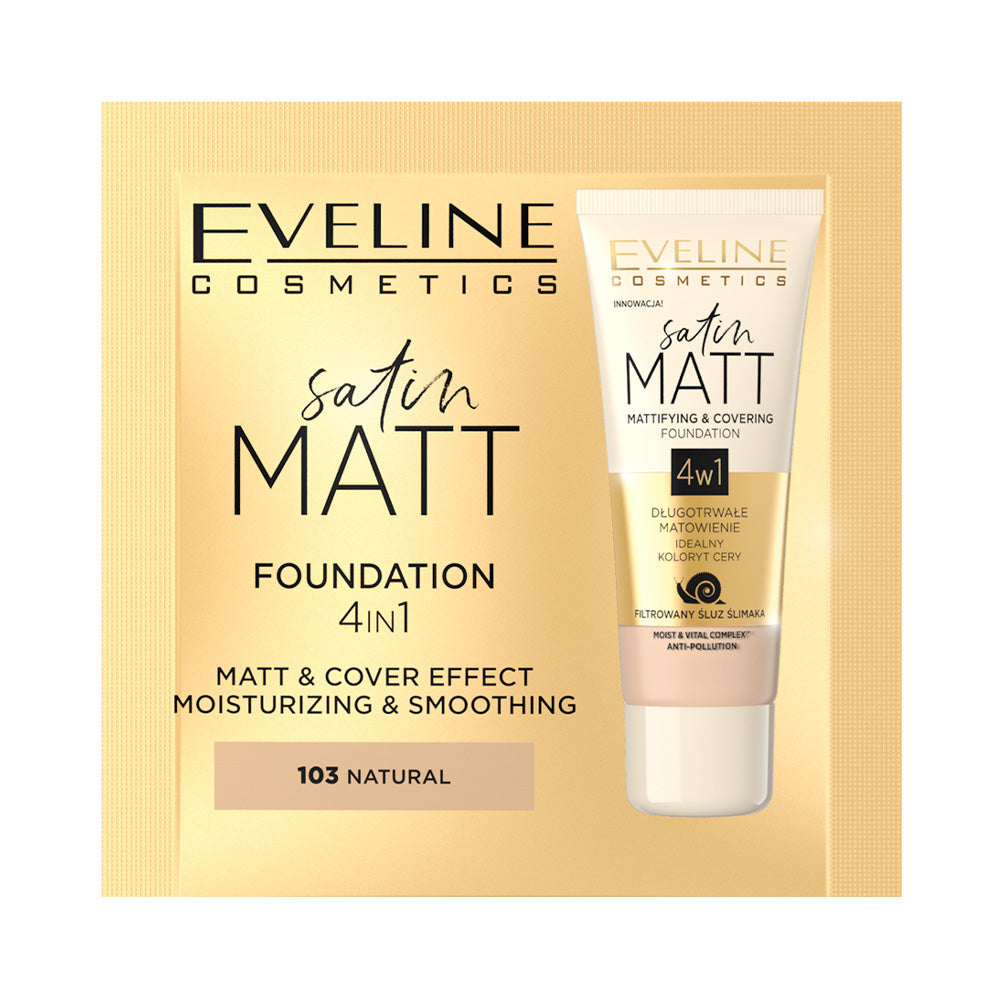 Eveline Cosmetics - Podkład matujący, wersja mini