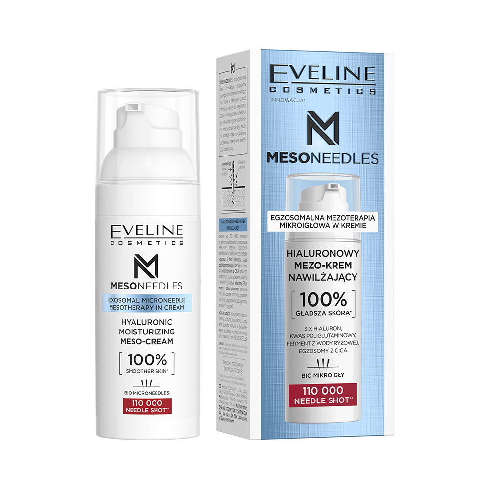 Eveline Cosmetics - Hialuronowy mezo-krem nawilżający do twarzy