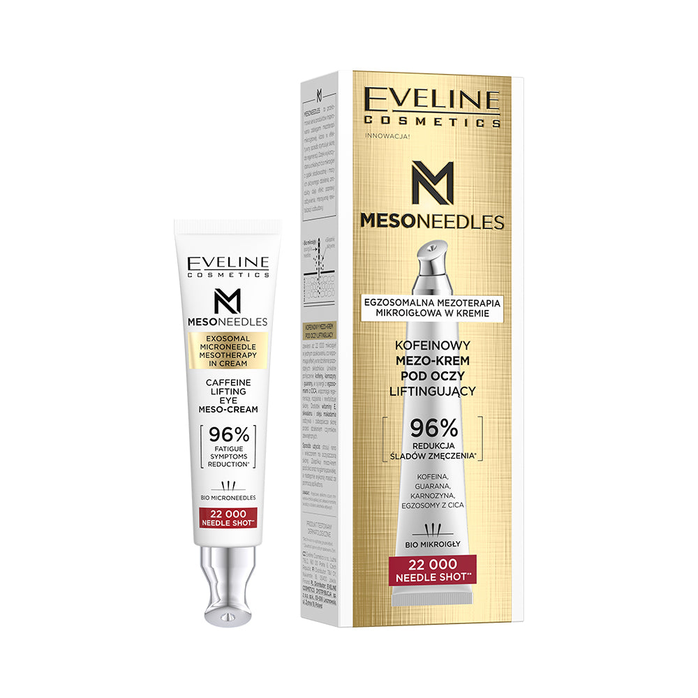 Eveline Cosmetics - Kofeinowy mezo-krem pod oczy liftingujący
