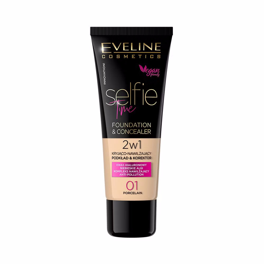 Eveline Cosmetics - Kryjąco-nawilżający podkład & korektor