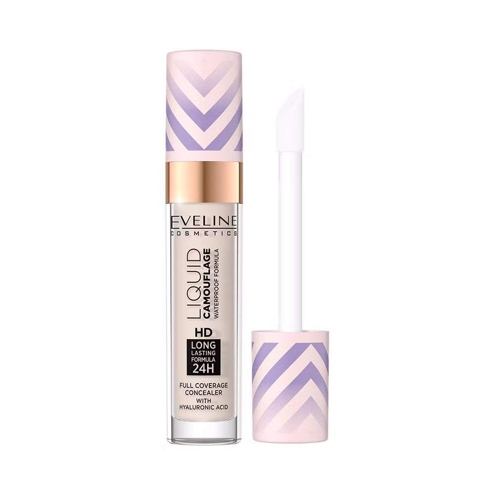 Eveline Cosmetics - Wodoodporny korektor kamuflujący z kwasem hialuronowym