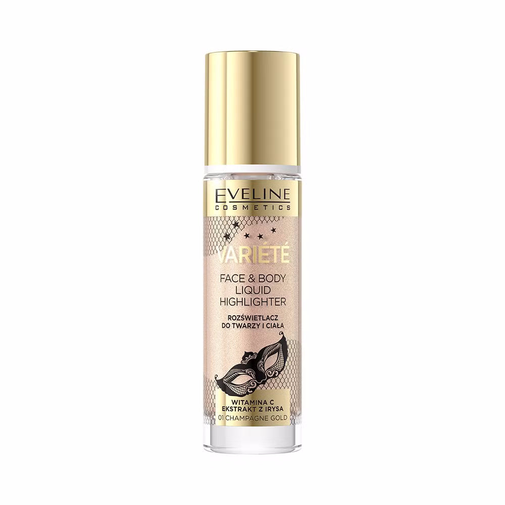 Eveline Cosmetics - Płynny rozświetlacz do twarzy i ciała