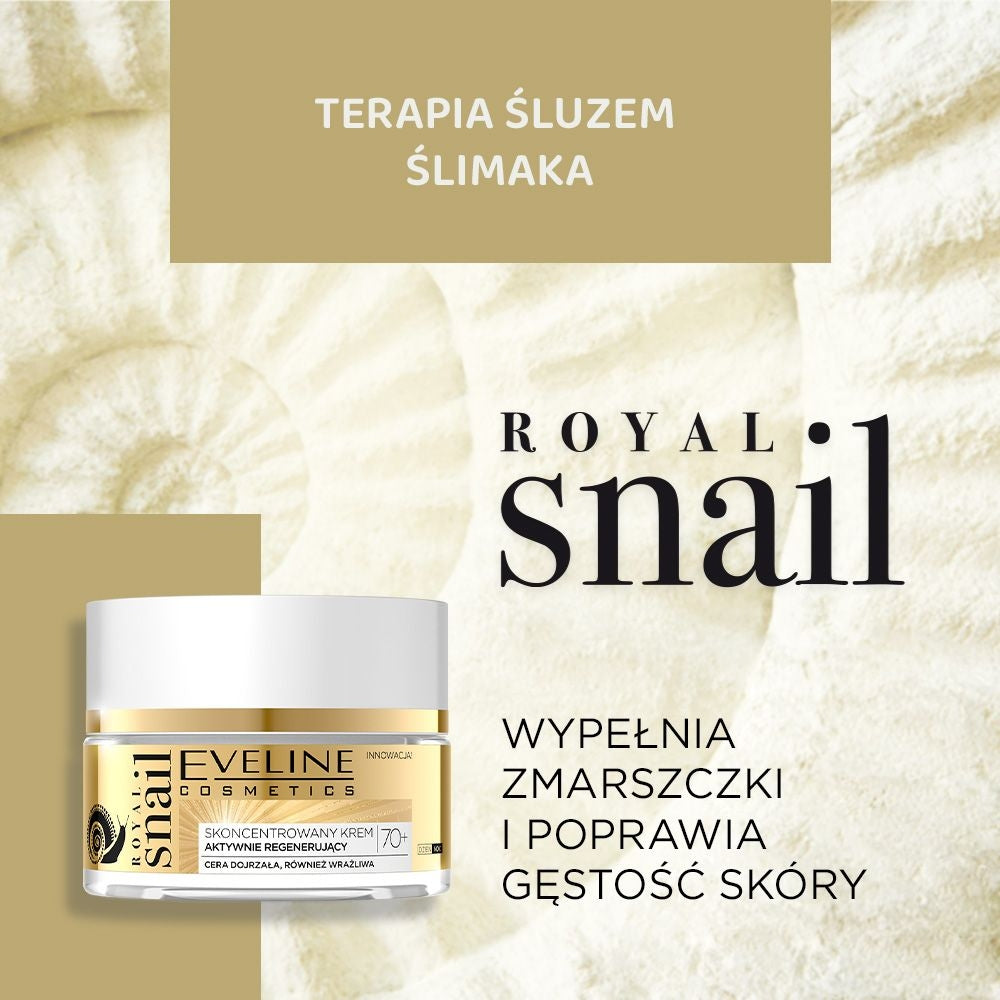 Eveline Cosmetics - Skoncentrowany krem aktywnie regenerujący 70+ - 2