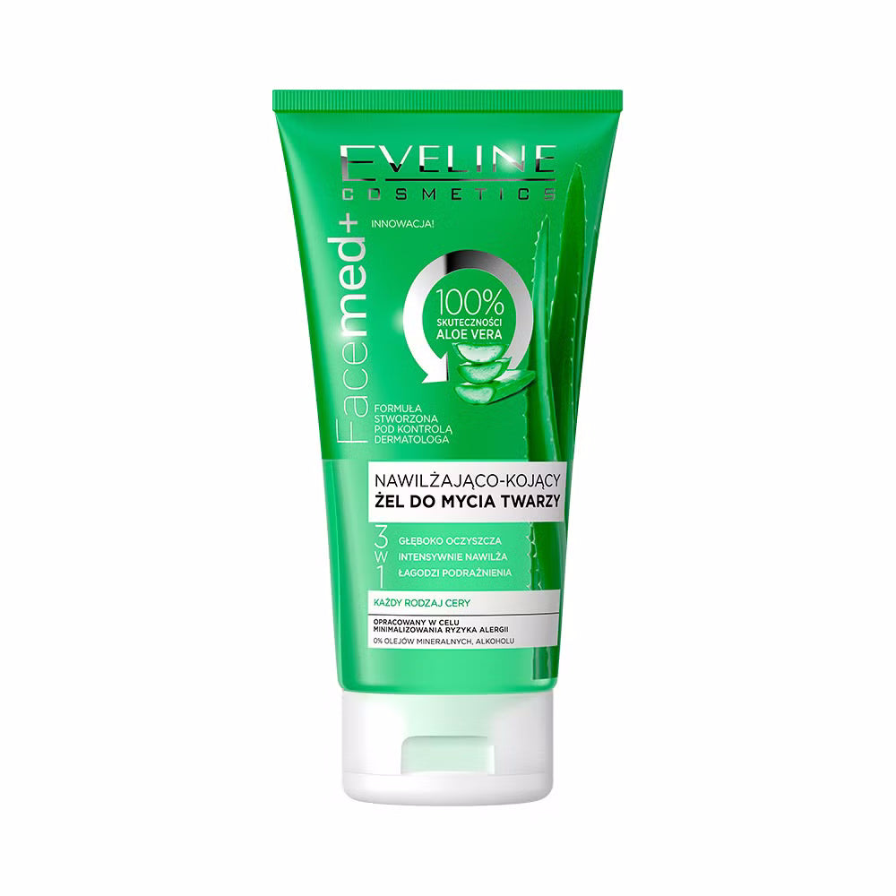 Eveline Cosmetics - Nawilżająco-kojący żel do mycia twarzy