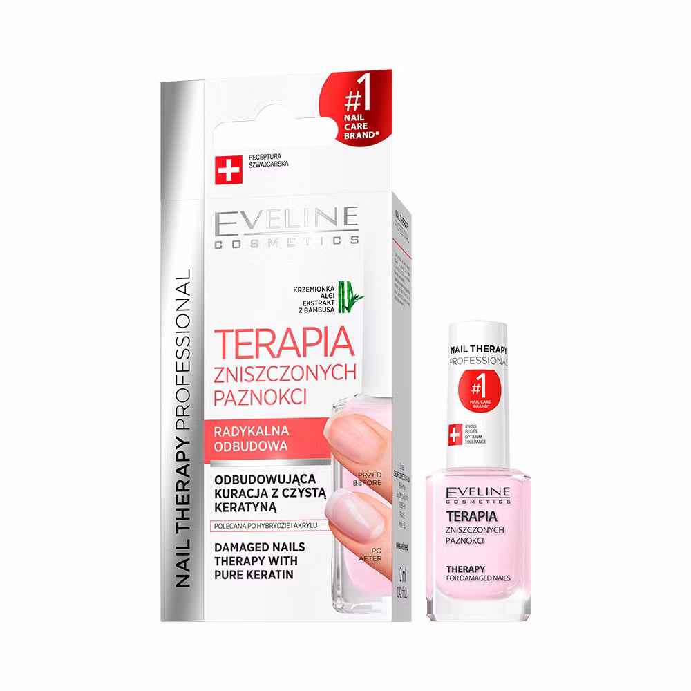 Eveline Cosmetics - Odżywka do paznokci - terapia zniszczonych paznokci