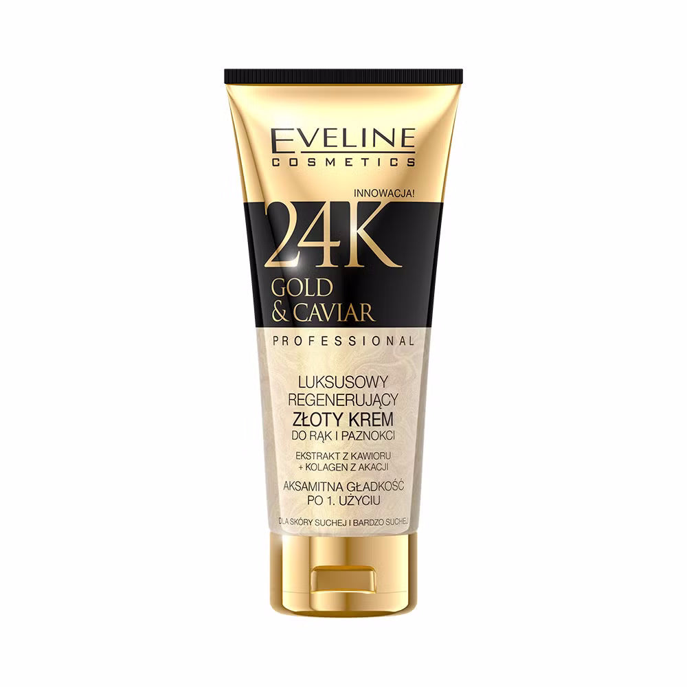 Eveline Cosmetics - Regenerujący złoty krem do rąk i paznokci