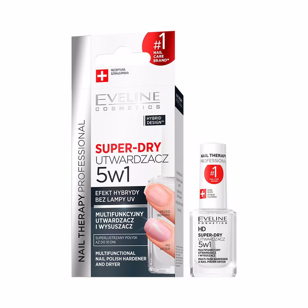 Eveline Cosmetics - Super-dry 5w1 multifunkcyjny utwardzacz i wysuszacz